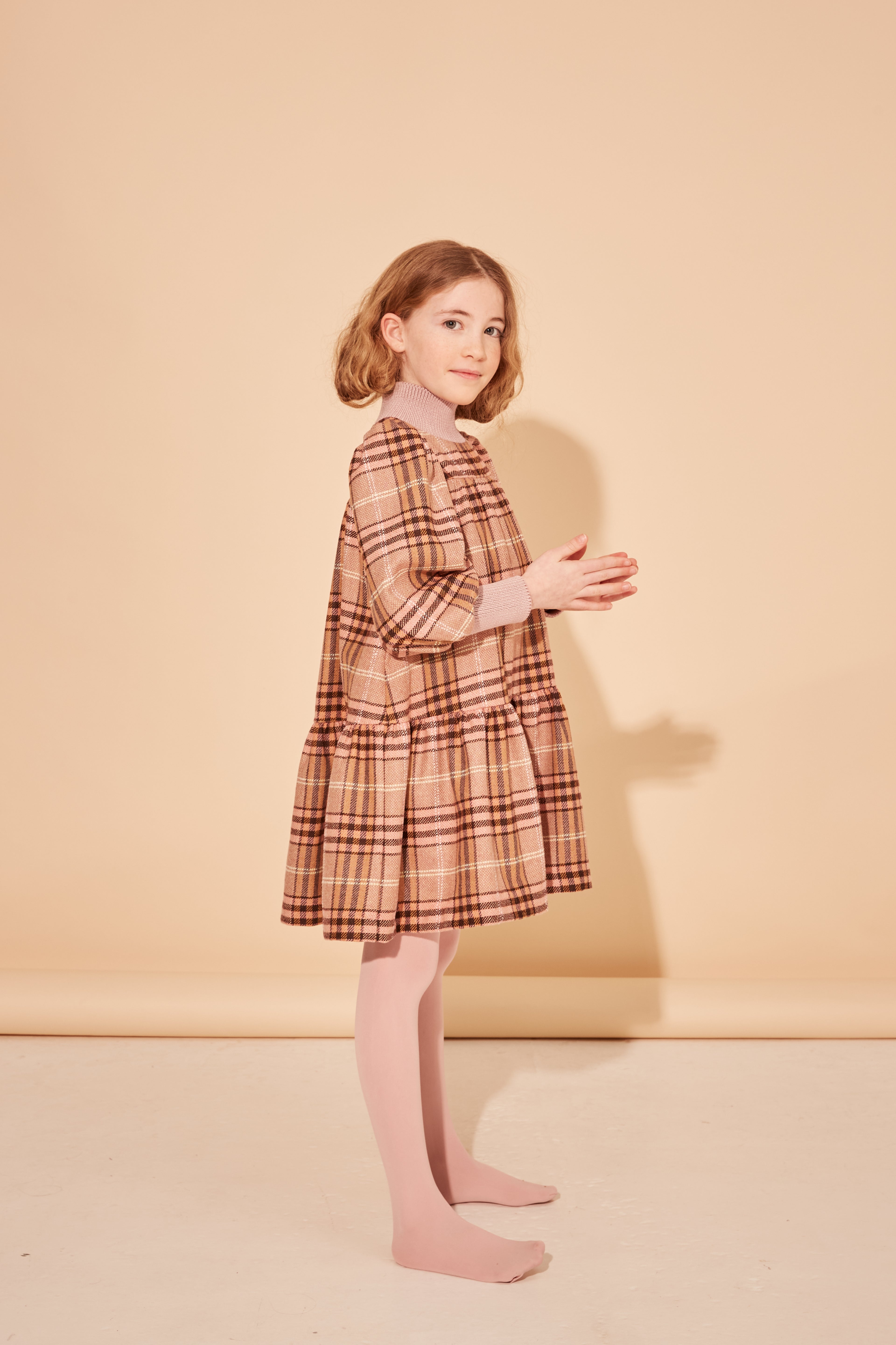 THE MIDDLE DAUGHTER CHECK DRESS