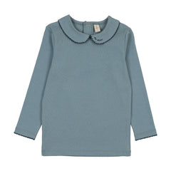 BONJOY 2PC COLLAR TRIM PAJAMA