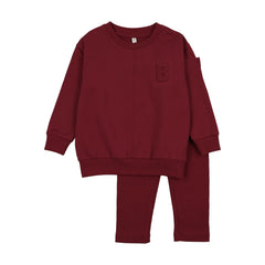 BONJOY 2PC EMBOSSED B SWEET SET