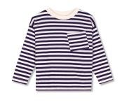 WYNKEN LONG SLEEVE STRIPE POCKET TEE
