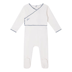 MINILABEL 2PC CLASSIC VELOUR FOOTIE + BONNET SET