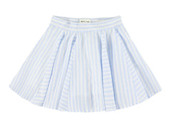 MORLEY 2PC COLLARED POCKET VEST WITH STRIPED SKIRT