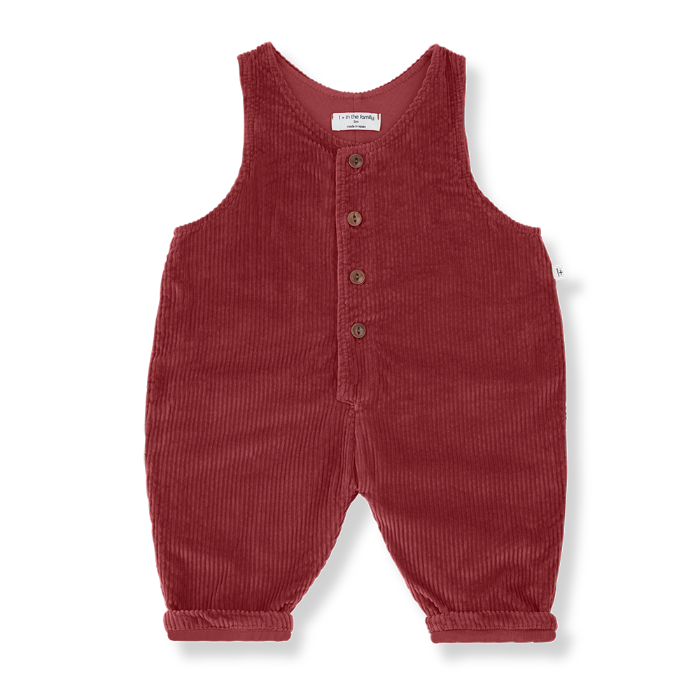 1+ IN THE FAMILY CORDUROY OVERALL