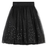 KARL LAGERFELD MESH TUT SEQUIN SKIRT