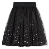 KARL LAGERFELD MESH TUT SEQUIN SKIRT