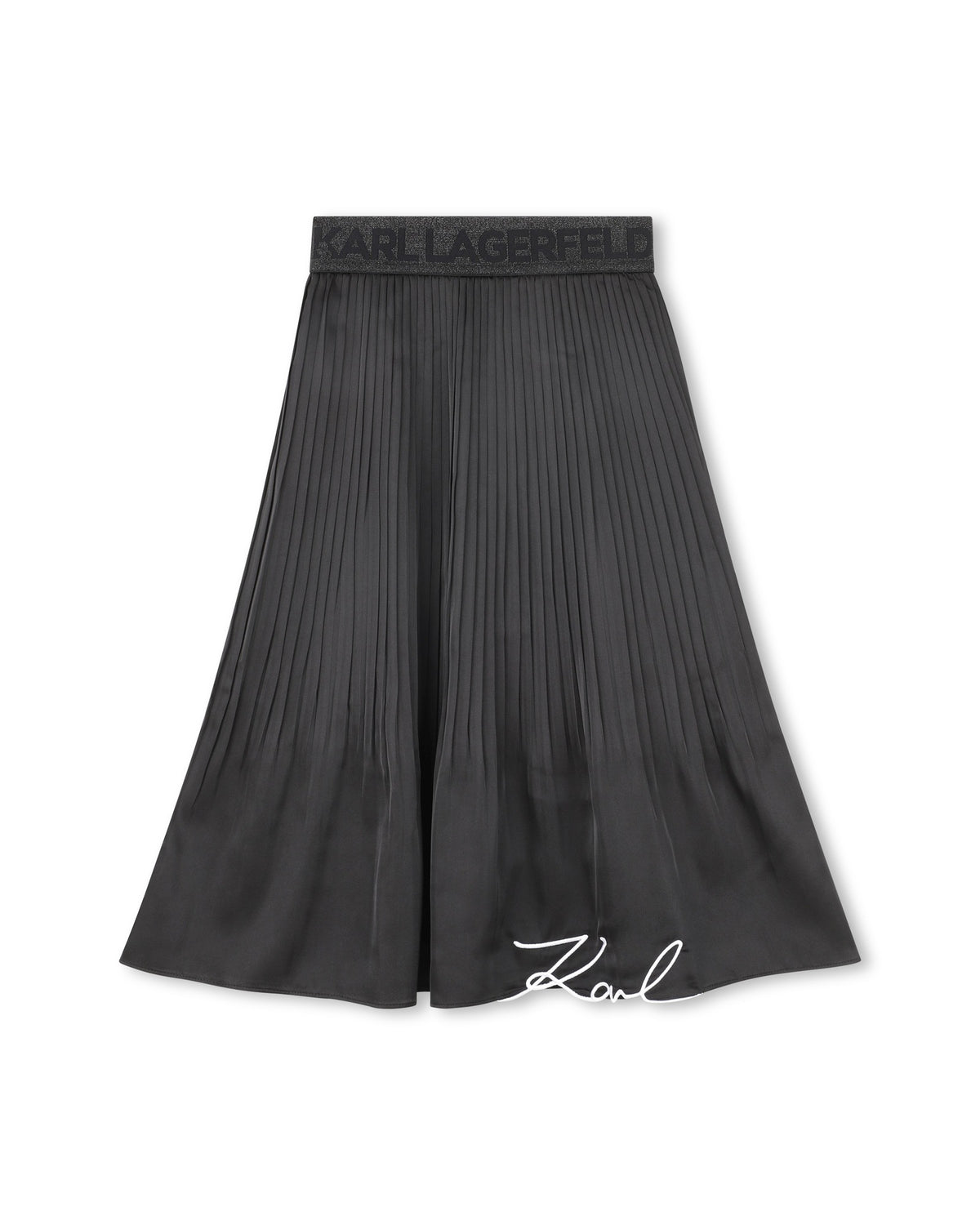 KARL LAGERFELD OMBRE PLEATED SKIRT