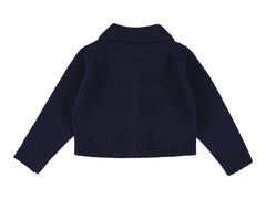 MORLEY 2PC ZUZANA KNIT COLLAR BUTTON DOWN CARDIGAN WITH FLOWER DETAIL WITH ZOLKA SKIRT