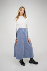 ZAIKAMOYA SELENA CORDUROY SKIRT