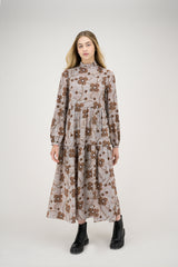 ZAIKAMOYA ALISA FLOWER PRINT DRESS