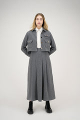 ZAIKAMOYA 2PC MILANA DOTS JACKET WITH ELODIE DOT SKIRT