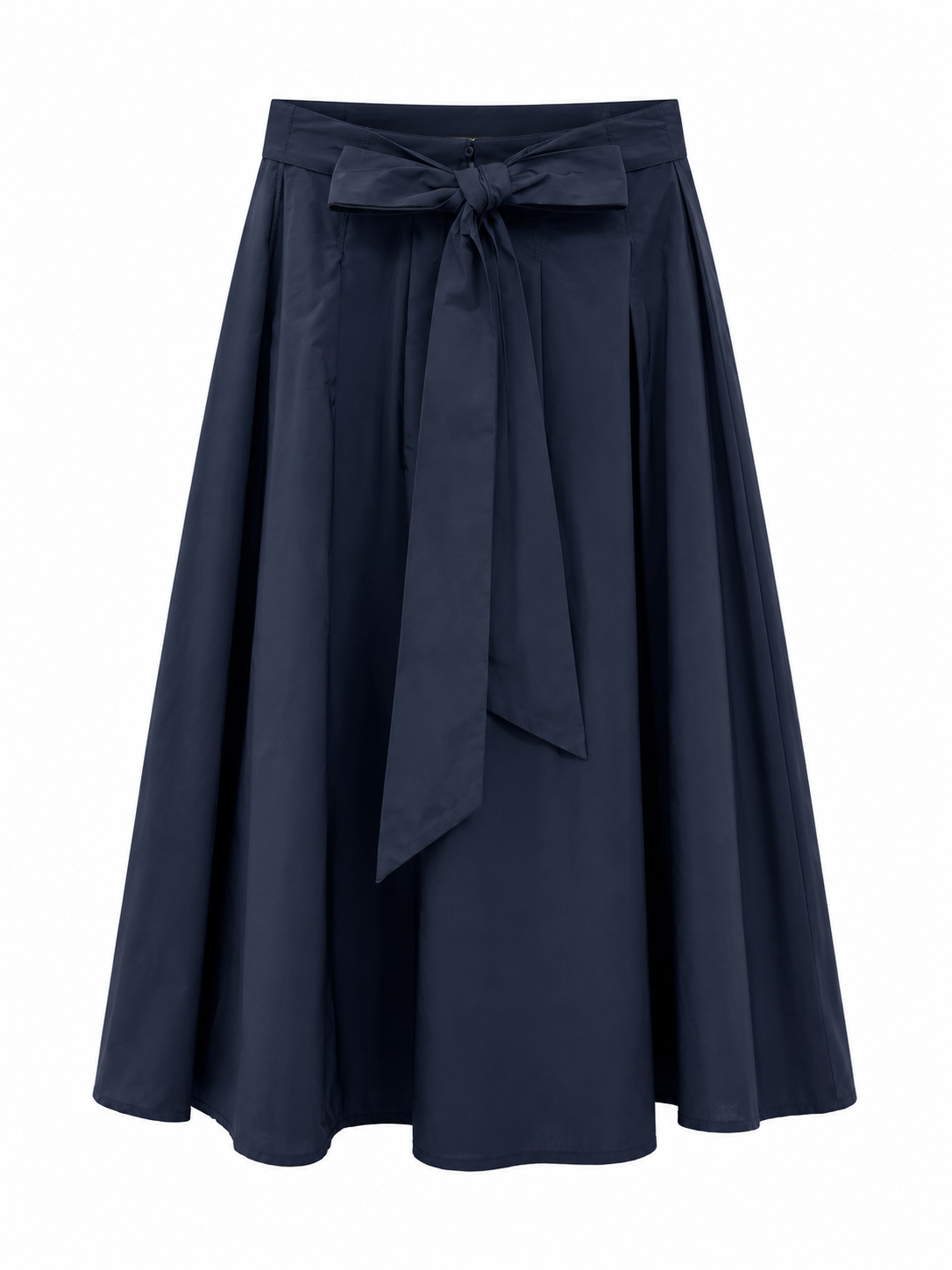 IPOSH BOW BACK SEWN DOWN PLEAT TAFFETA SKIRT