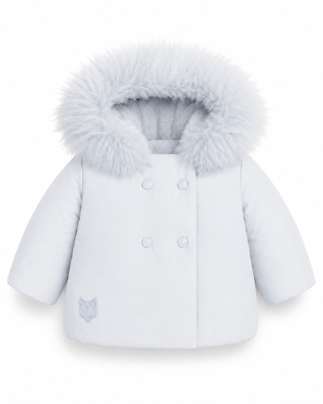 SCOTCH BONNET PUFFER DOWN FUR HOODED COAT