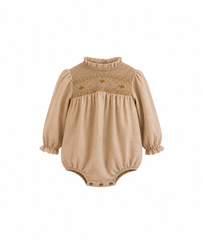 CERA UNA VOLTA MARA VOILE SMOCKED ROMPER