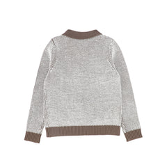 BACE COLLECTION BUBBLE KNIT SWEATER