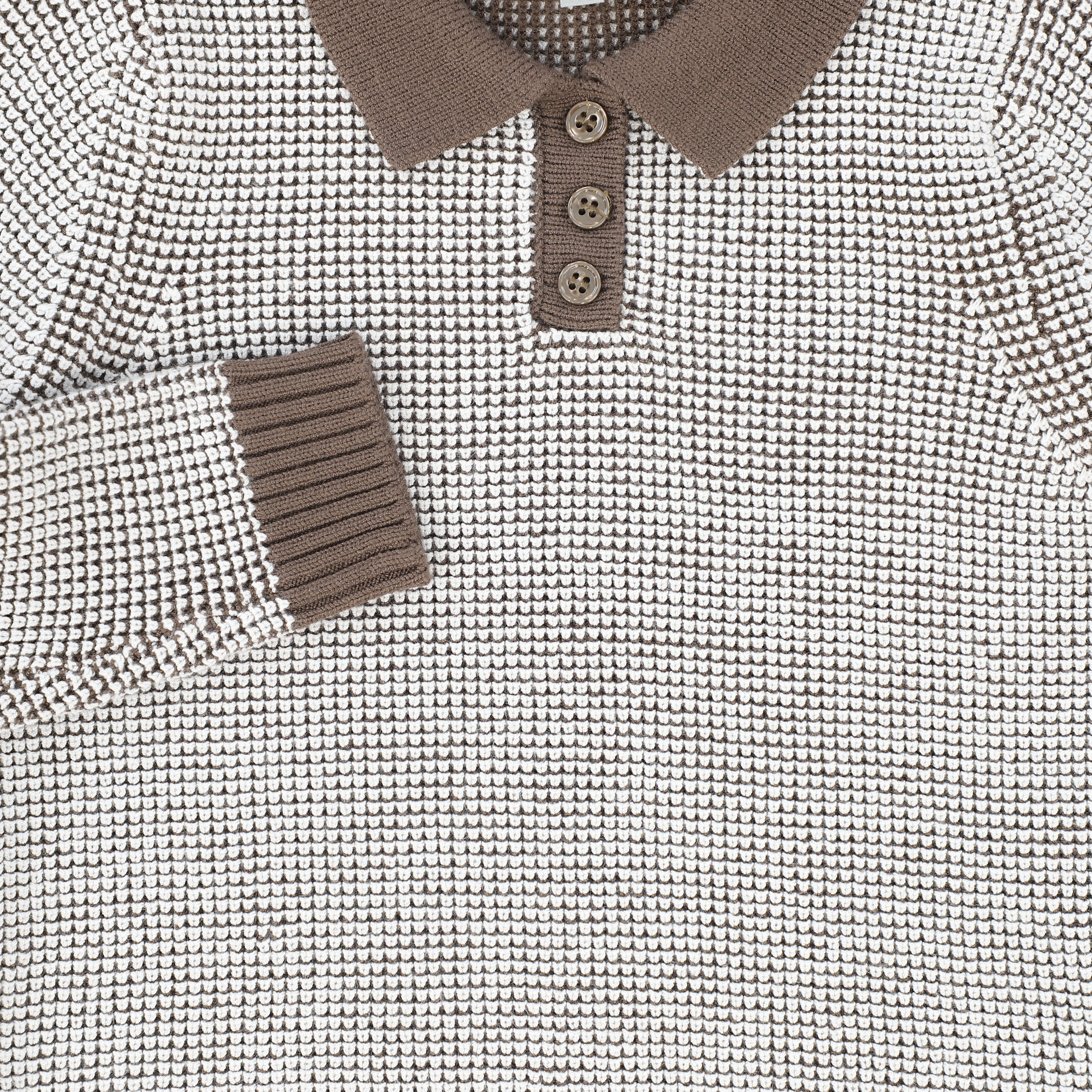 BACE COLLECTION BUBBLE KNIT SWEATER