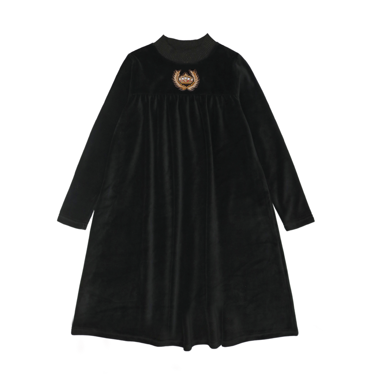 BOPOP EMBROIDERED CROWN SHORT ROBE