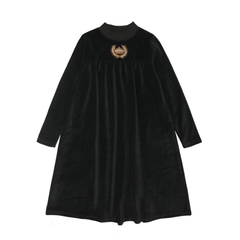 BOPOP EMBROIDERED CROWN SHORT ROBE
