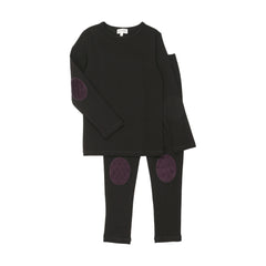BOPOP SPORT QUILTED PATCH PAJAMAS