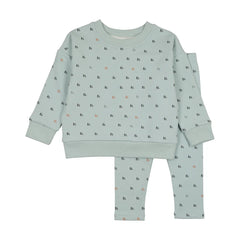 BON'ETTE BY BOPOP 2PC BOAT PRINT SWEATER WITH LEGGING