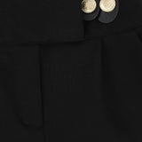 BACE COLLECTION 2PC MILITARY STYLE BLAZER WITH BUTTON DETAIL SHORTS