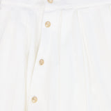 VALENTINA PLEATED BUTTON DOWN MIDI SKIRT