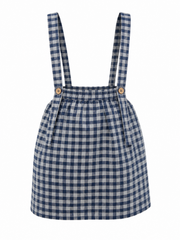 BONJOY GINGHAM PRINTED OVERALL JUMPER