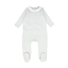 BEBE JOLEE TOILE PETAR PAN COLLAR FOOTIE