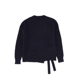 BAMBOO SIDE TIE SWEATER