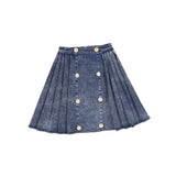 BACE COLLECTION PLEATED DOUBLE BREASTED SKIRT