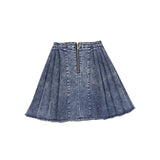 BACE COLLECTION PLEATED DOUBLE BREASTED SKIRT