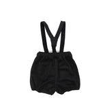 LE BOURDON VELVET SUSPENDER BUBBLE SHORT