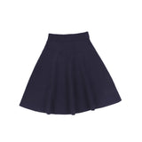 BAMBOO KNIT SEAM FLARE SKIRT