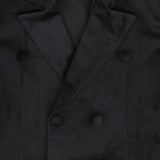 LE BOURDON VELVET SATIN LAPEL BLAZER