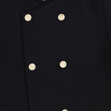 BACE COLLECTION 2PC MILITARY STYLE BLAZER WITH BUTTON DETAIL SHORTS