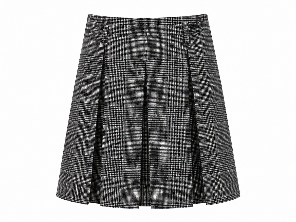 SWANKY PLAID SKIRT