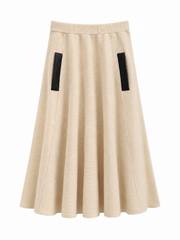 VENERA ARAPU SIDE POCKET AND WAISTBAND TRIM SKIRT