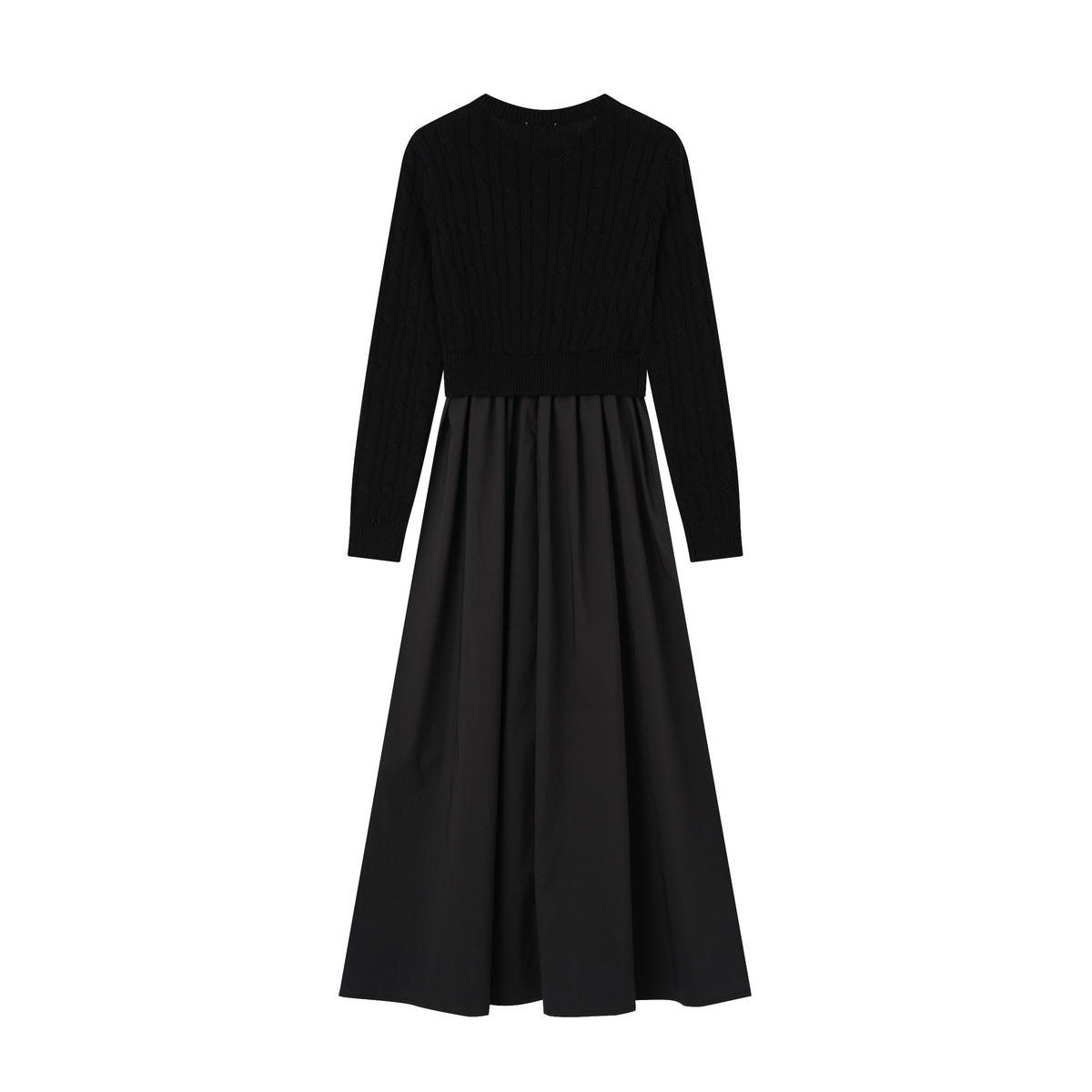 COCO BLANC CABLED ROBE