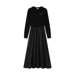 COCO BLANC CABLED ROBE