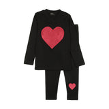 CUDDLE & COO VELOUR HEART PJ'S