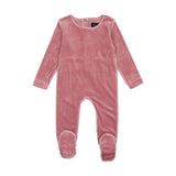CUDDLE & COO VELOUR STITCHED FOOTIE