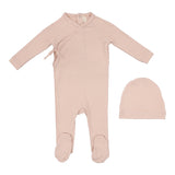 LILETTE 2PC WRAPOVER FOOTIE AND BEANIE SET