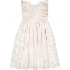 LOUIS LOUISE ARLETTE CHECKED RUFFLE JUMPER