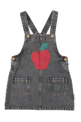 PIUPIUCHICK APPLE PRINT DENIM JUMPER