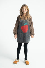 PIUPIUCHICK APPLE PRINT DENIM JUMPER