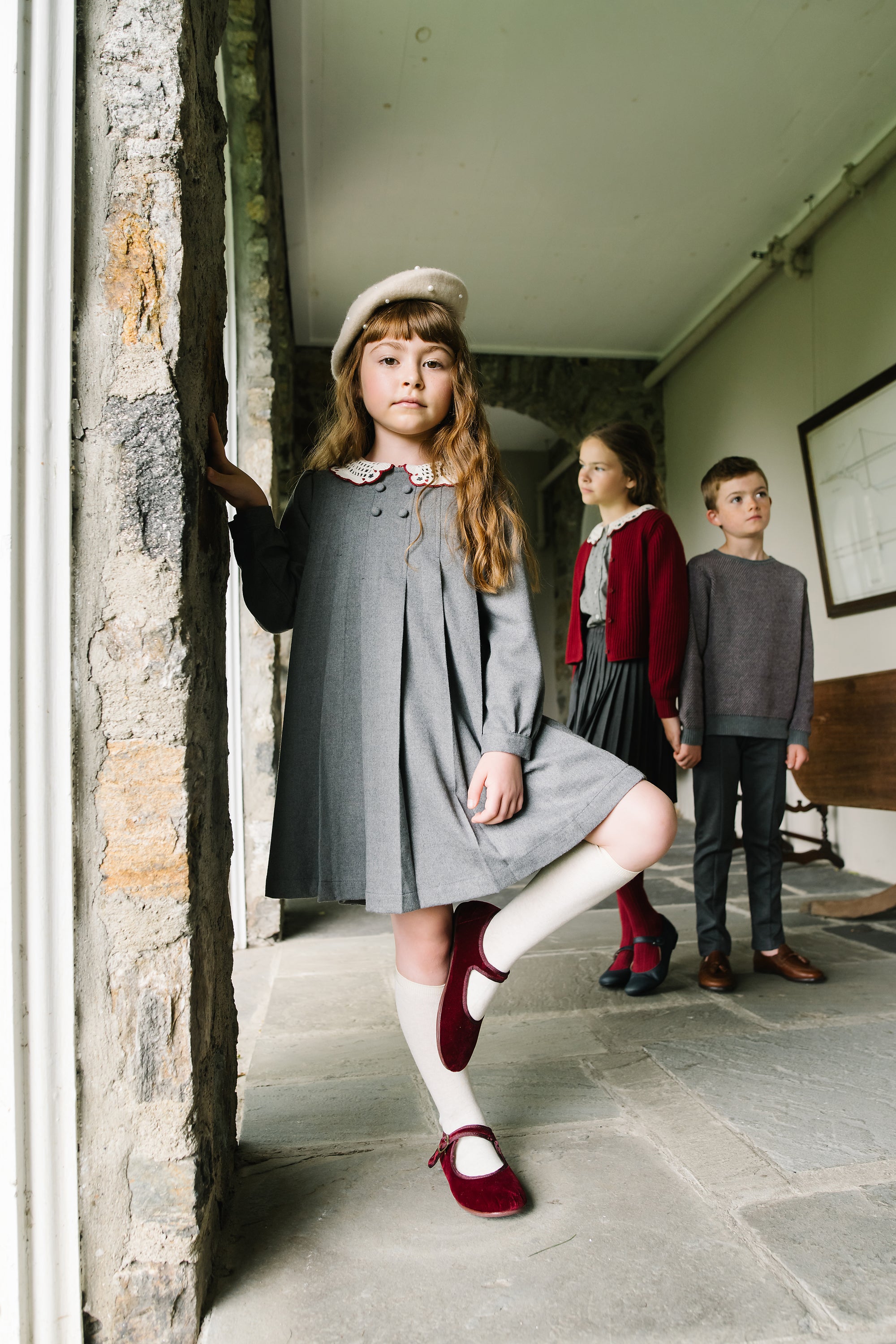 ANALOGIE CROCHET COLLAR DRESS