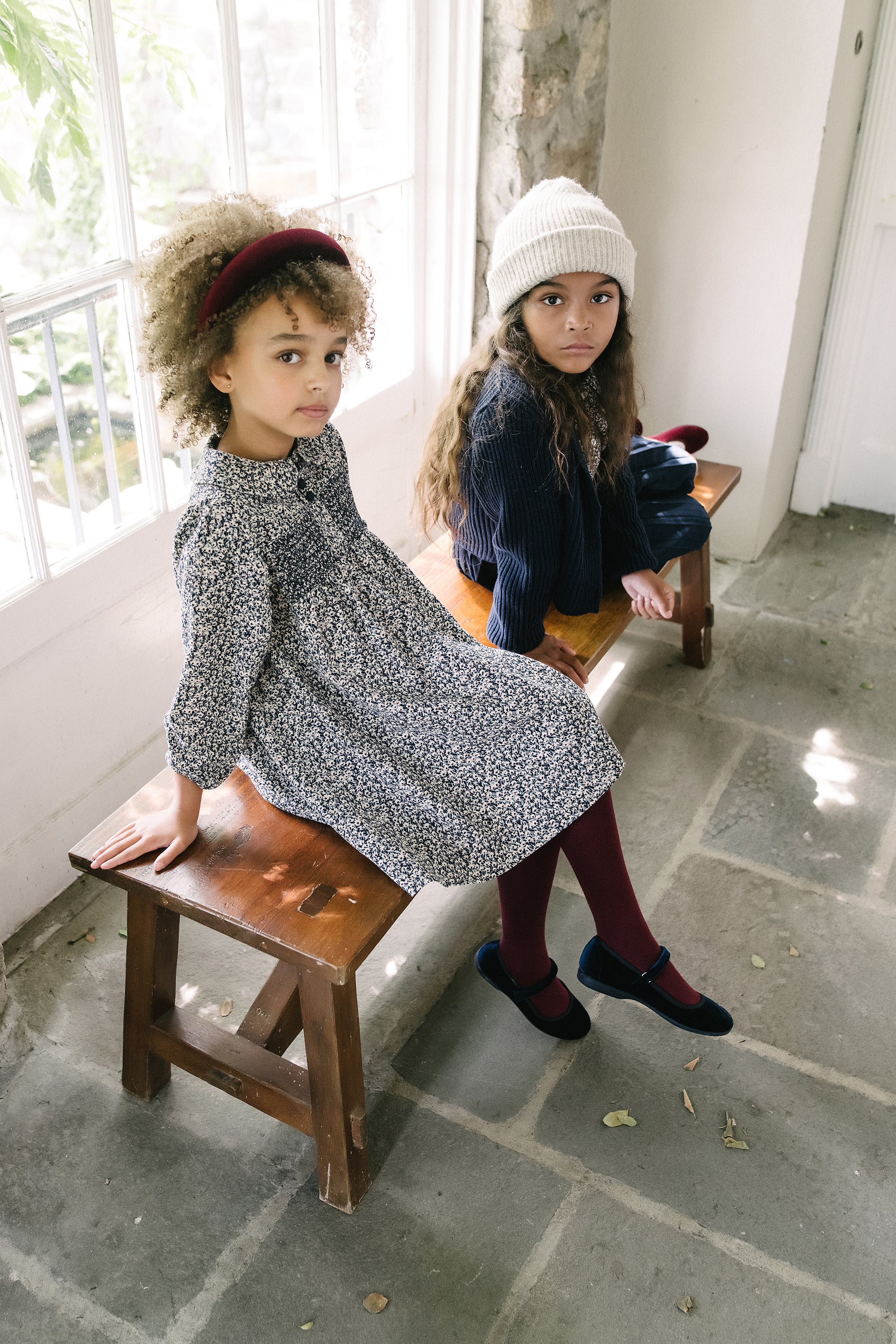 ANALOGIE DAISY FLORAL SMOCKED DRESS