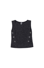 VENERA ARAPU 2PC JAVA MISS VEST WITH JAVA BLOOM PLEATED SKIRT