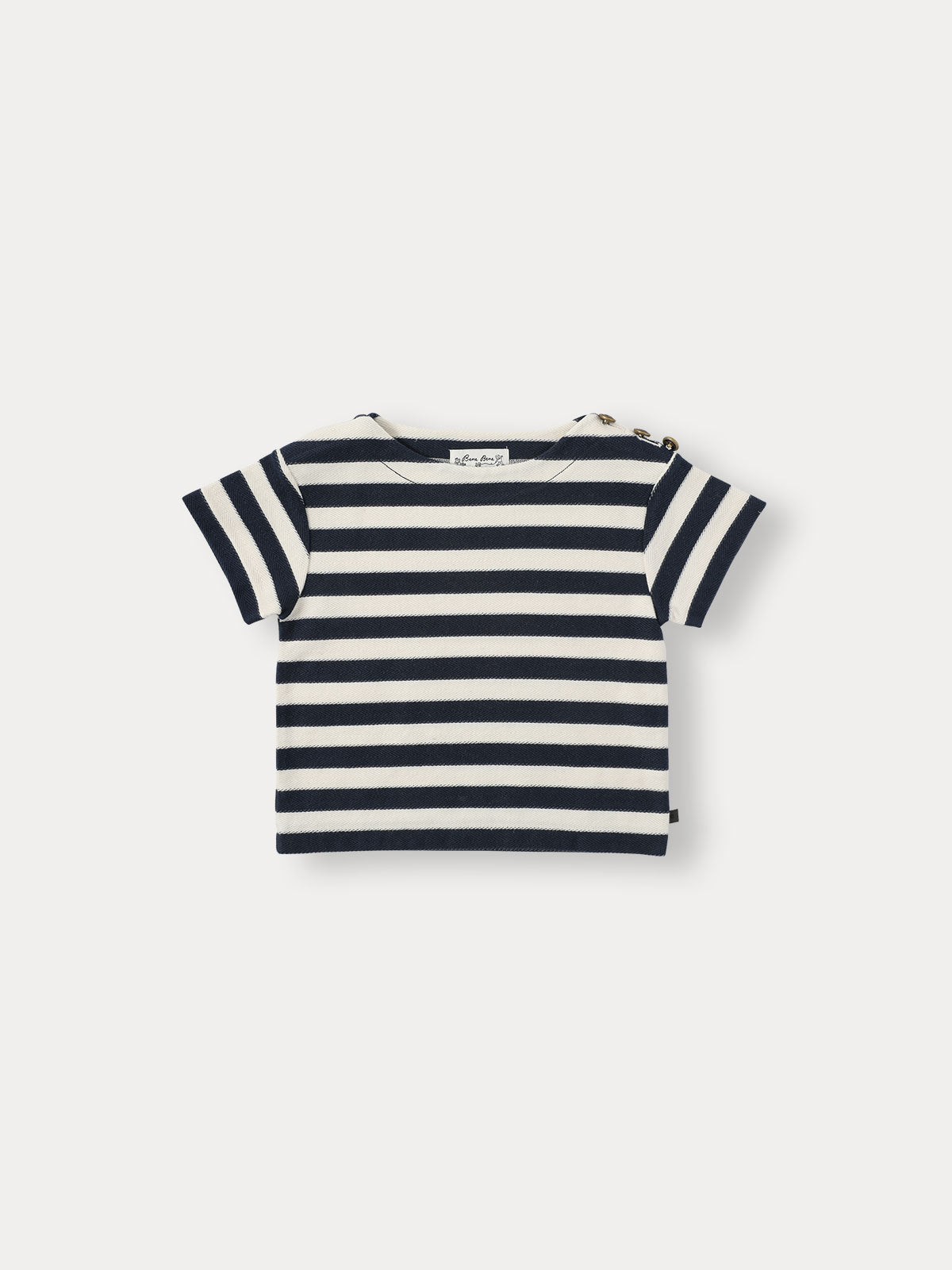 BENE BENE MARINE BUTTON TSHIRT