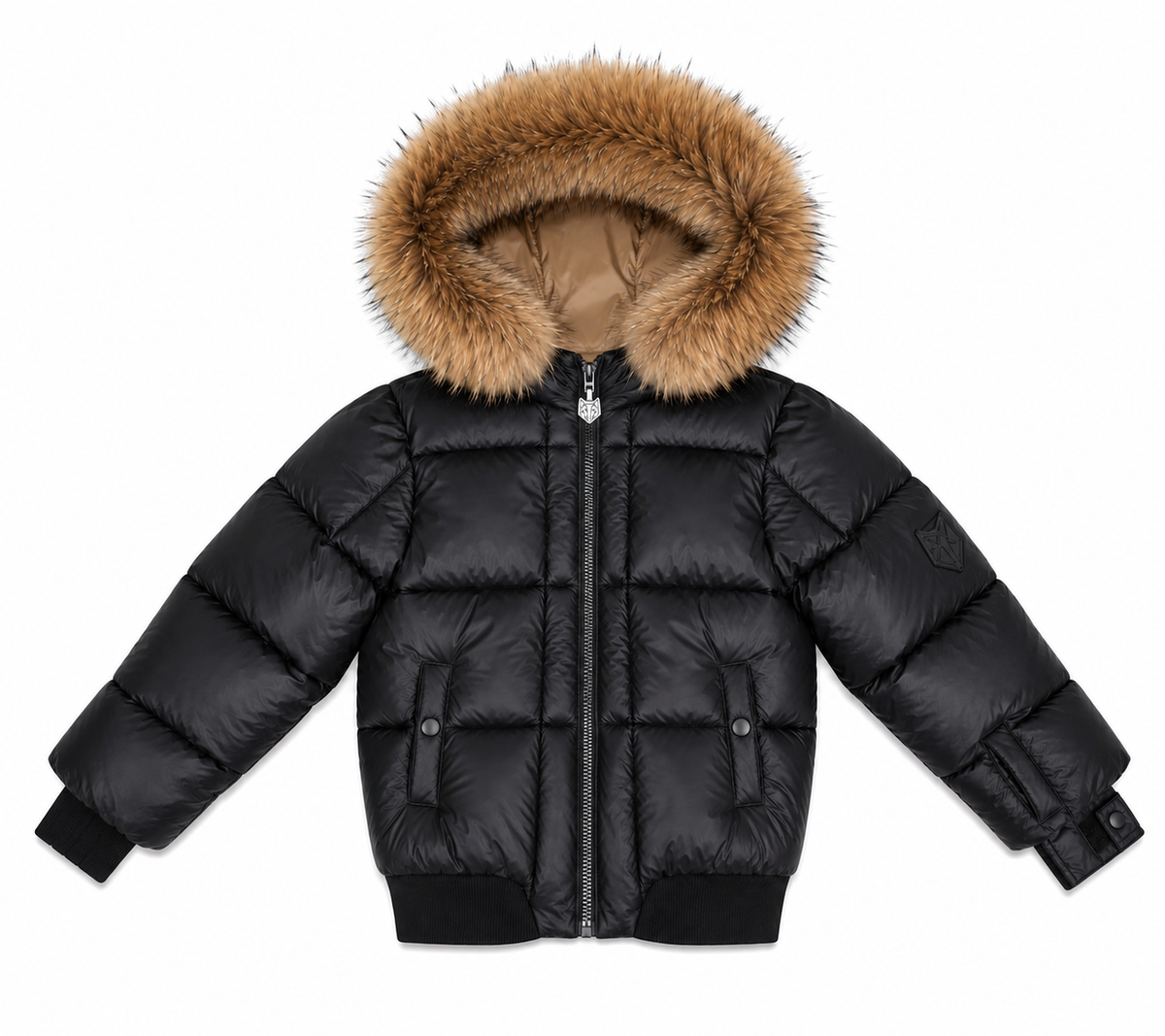 SCOTCH BONNET PUFFER DOWN COAT WITH FUR