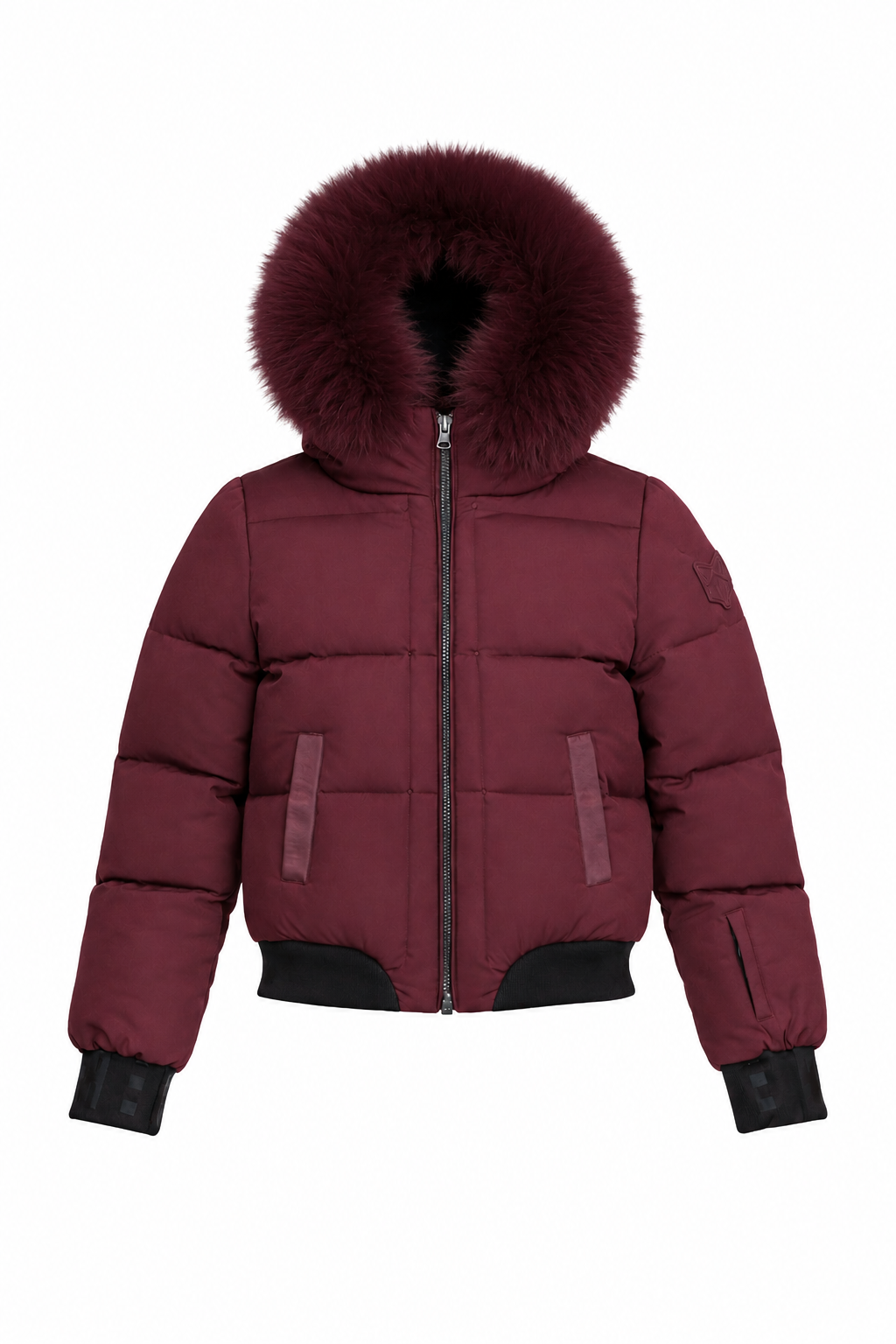 SCOTCH BONNET PUFFER DOWN COAT WITH HOODED FUR